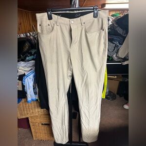 Khaki golf pants